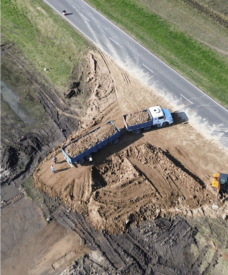 foto obra camion